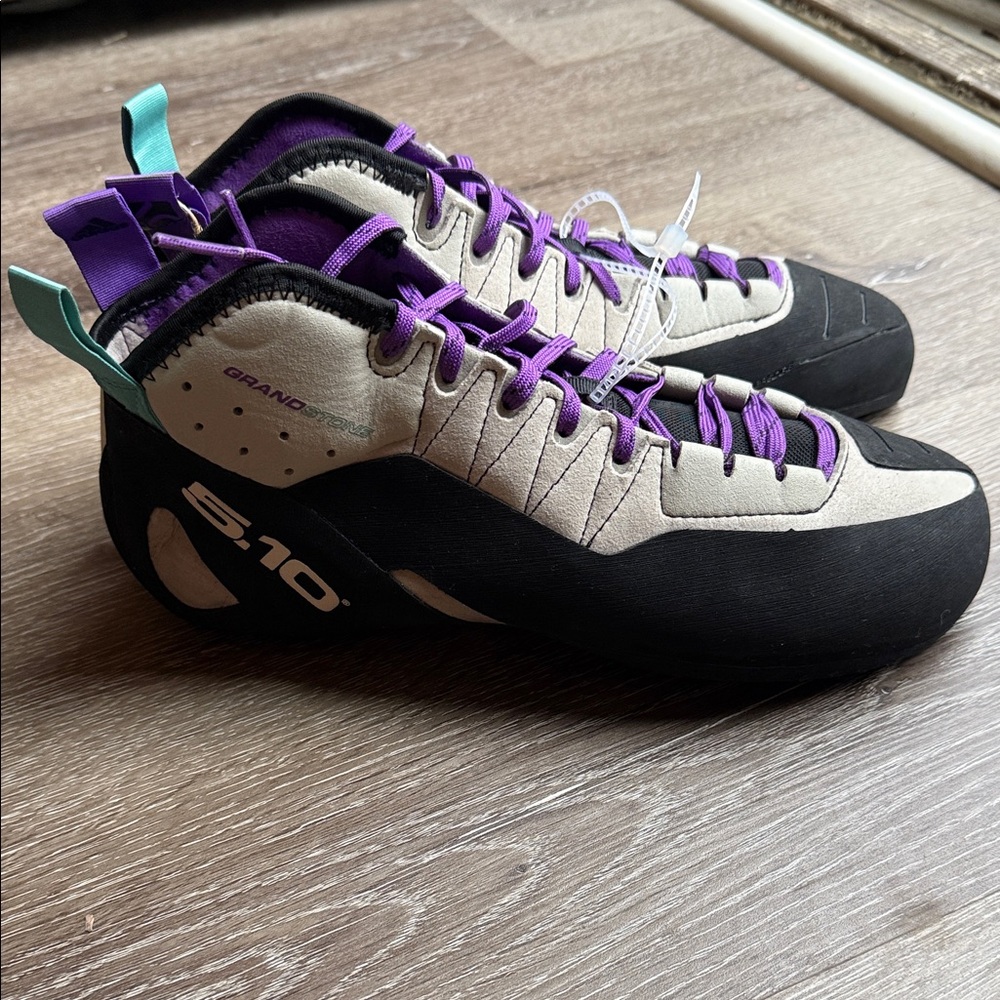 adidas Athletic Shoes - Black, Purple, and Teal